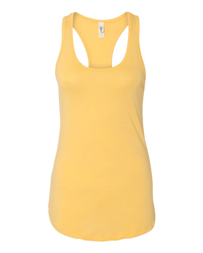 Banana Cream- Next Level - Racerback Tank - 1533