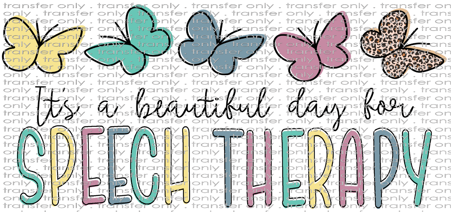 PROF 74 Speech Therapy Butterfly