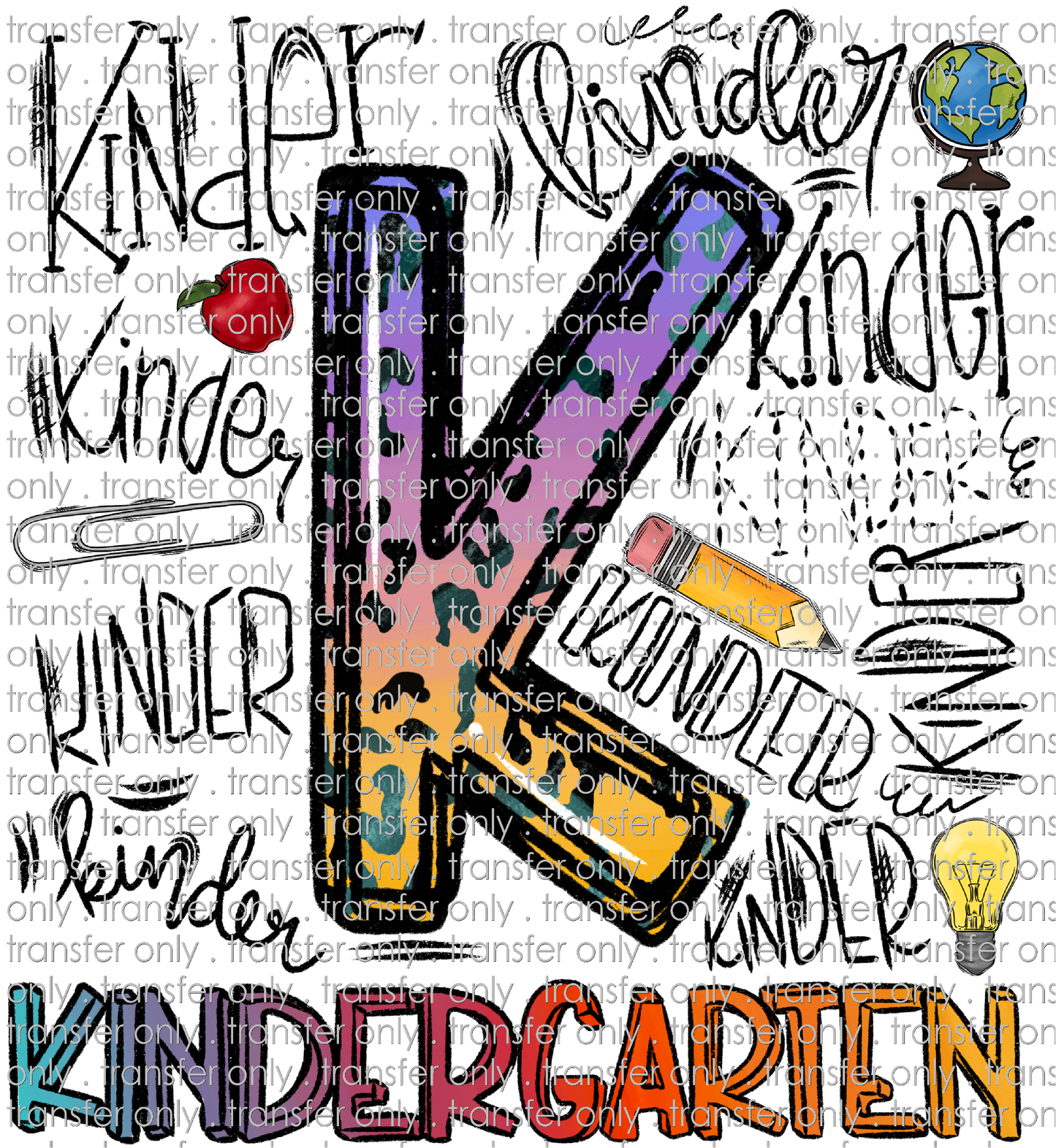 SCH 733 Kindergarten Word Art