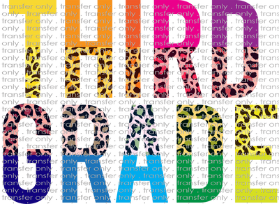 SCH 808 Rainbow Leopard Third Grade