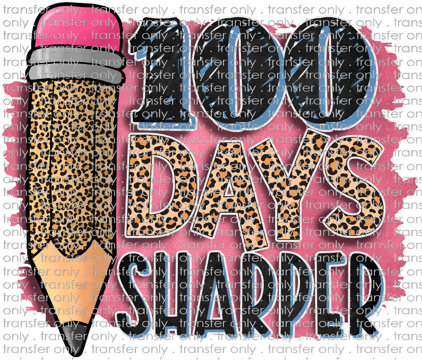 SCH 839 100 Days Sharper Leopard Pencil