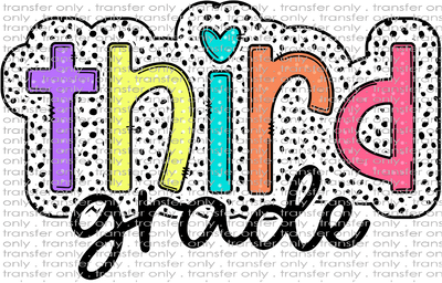 SCH 910 Third Grade Dalmatian Dots with cursive