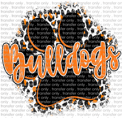 SCHMAS 151 La Porte Bulldog Paw Print