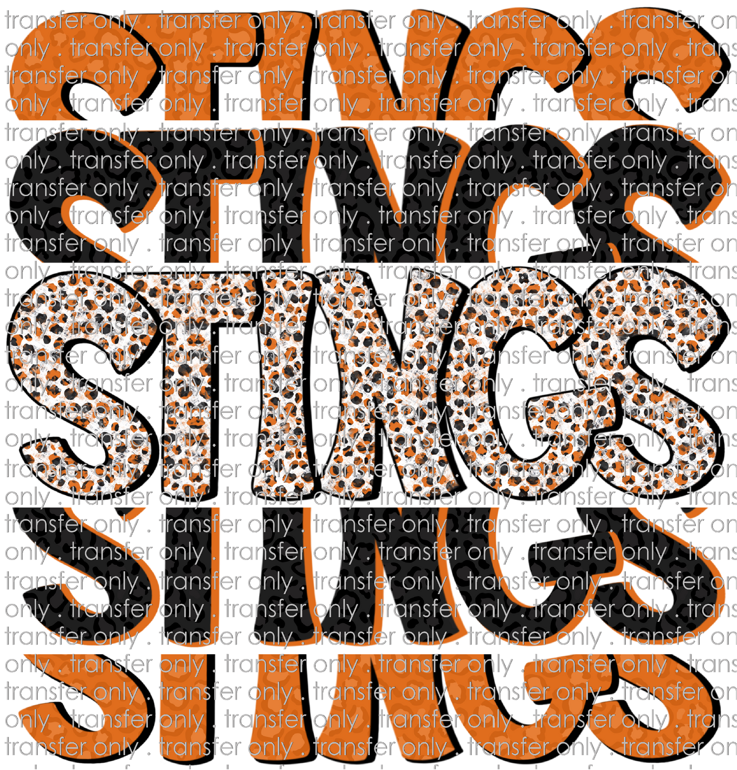 SCHMAS 234 Stings Orange Black Stacked