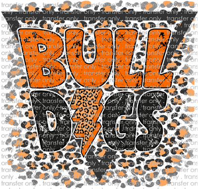 SCHMAS 276 Bulldogs Triangle Orange