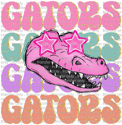 SCHMAS 300 Gators Preppy Mascot Pastel