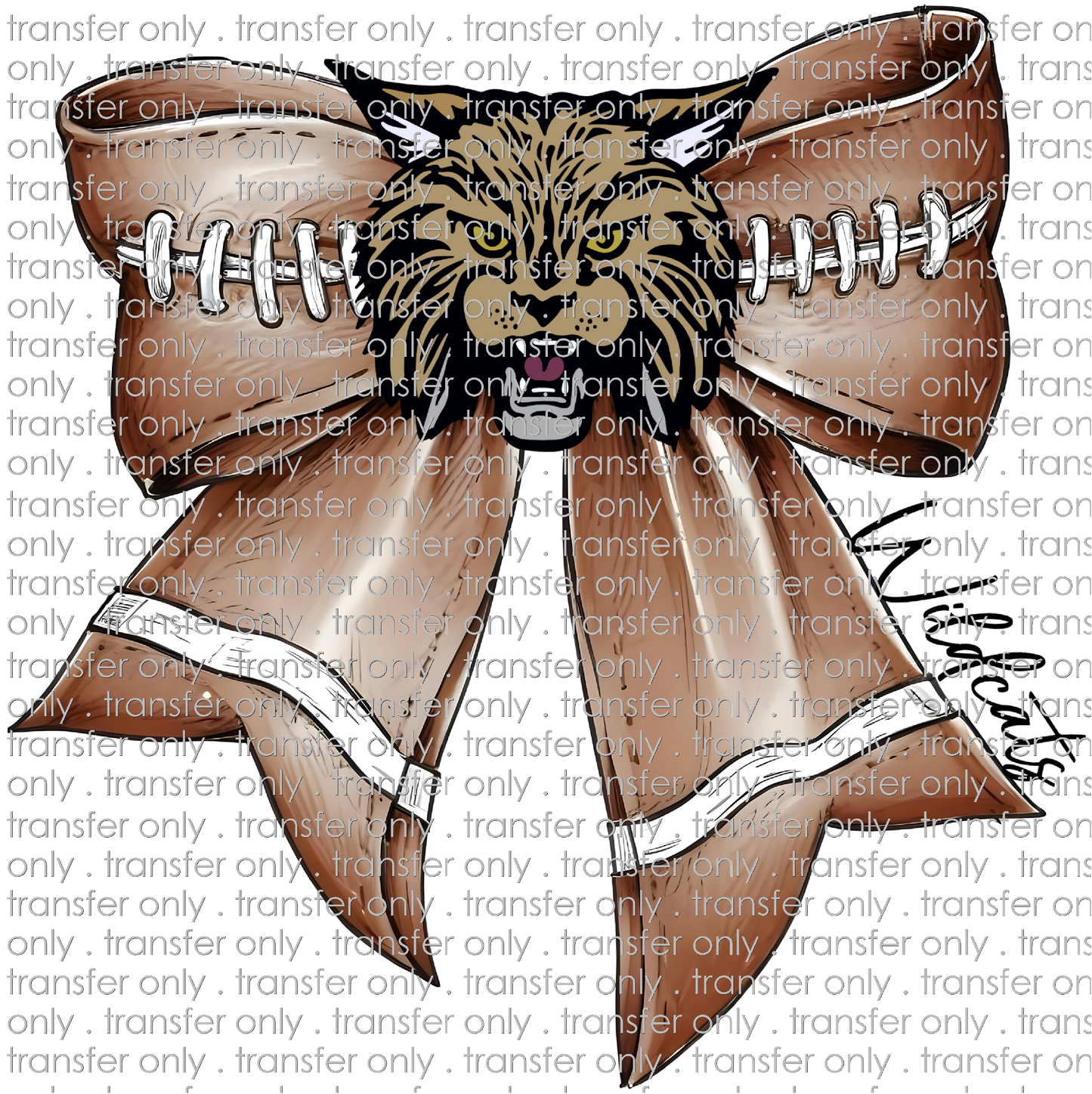 SCHMAS 515 Wildcats Football Bow