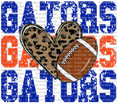 SCHMAS 521 Gator Grunge with Football