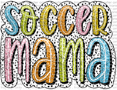 SPT 488 Soccer Mama Faux Glitter