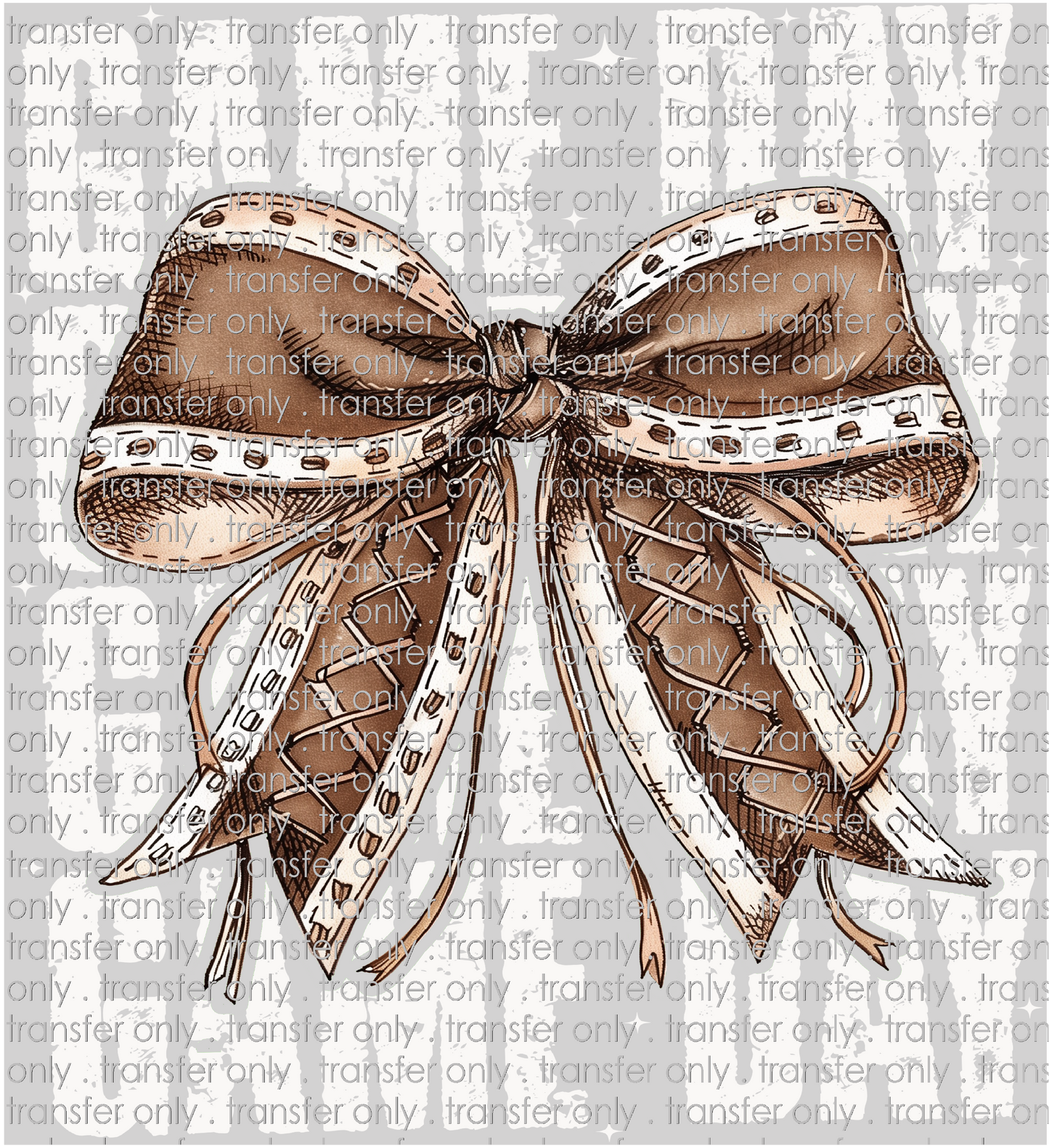 SPT 515 White Game Day Football Bow