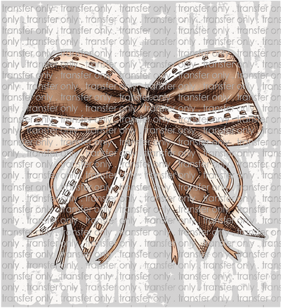 SPT 515 White Game Day Football Bow