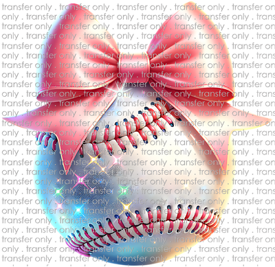 SPT 551 Bling BaseballI with Pink Bow