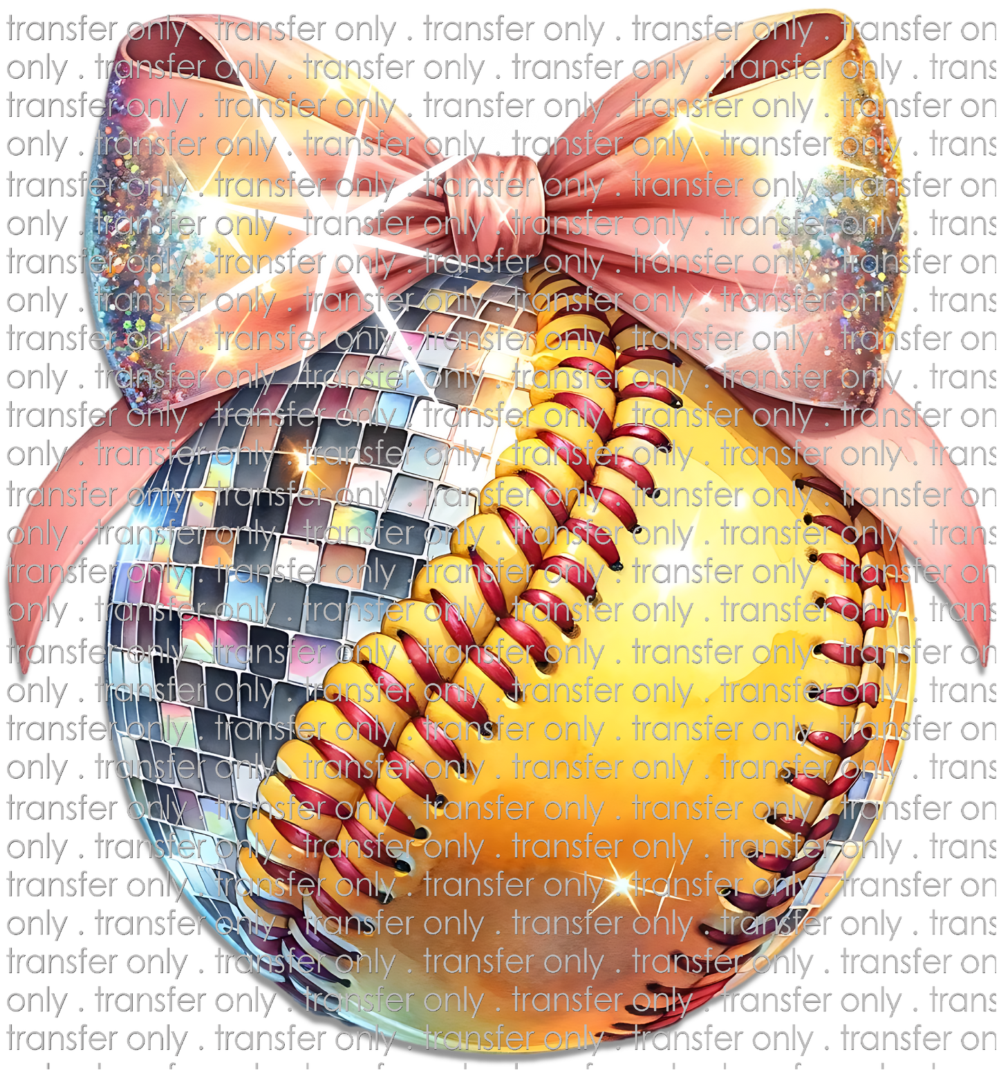 SPT 553 Bling Softball With Bow