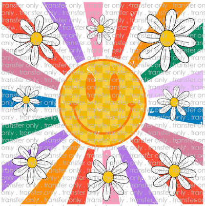 SUM 114 Smiley Sun with Daisies