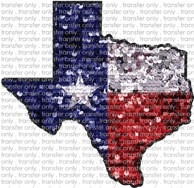 TX 146 Texas FlagTexas sequin