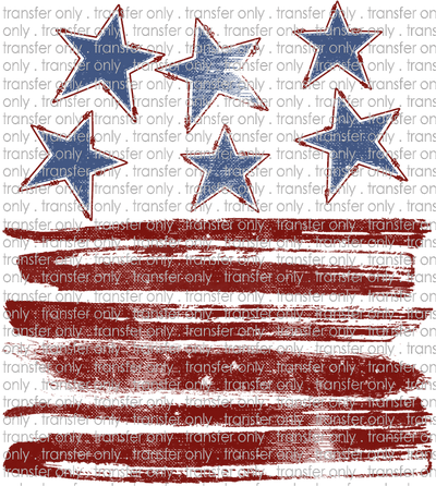 USA 233 Stars and Stripes Distressed