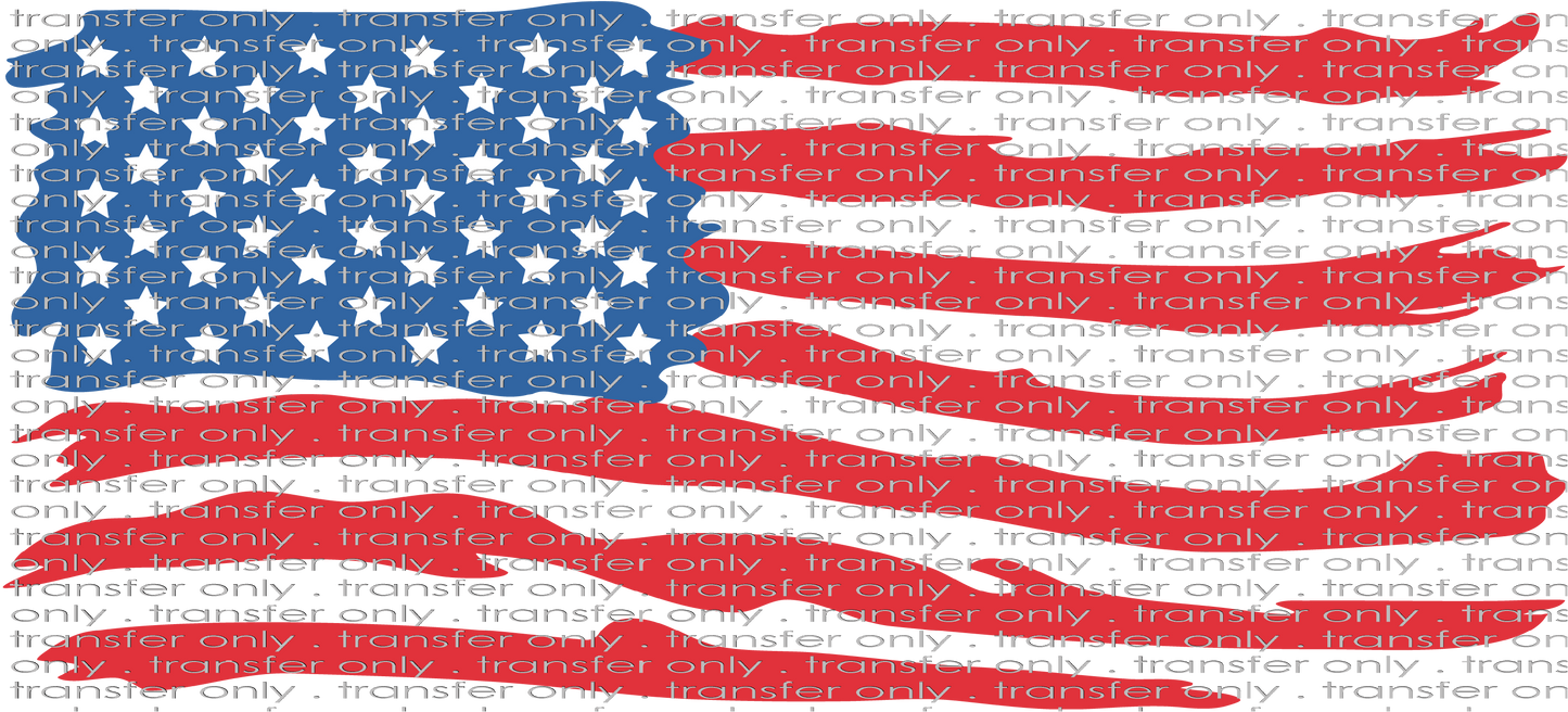 USA UV 105 American Flag UV DTF 16oz Wrap