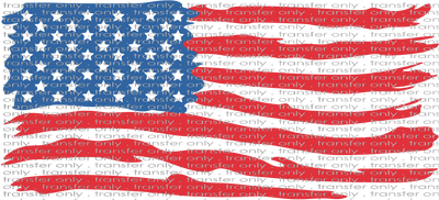 USA UV 105 American Flag UV DTF 16oz Wrap