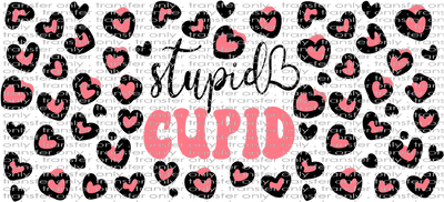 VAL UV 115 Stupid Cupid Hearts UV DTF 16oz Wrap