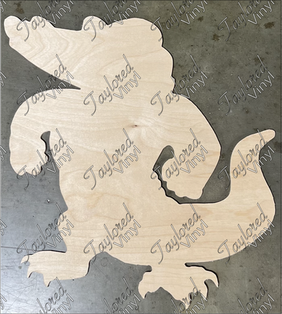 PC43 - Big Al Alligator - 1/4" Plywood Cutout