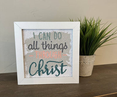 All Things Through Christ Diamond Art Kit