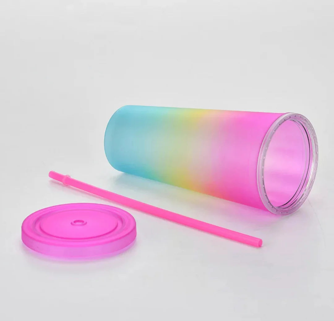 Rainbow Gradient Tumbler 24oz