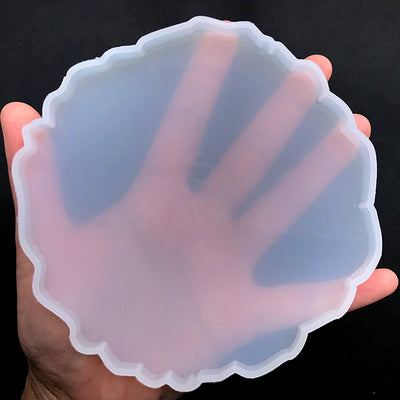 Agate Slice Coaster Silicone Mold (126mm x 123mm)