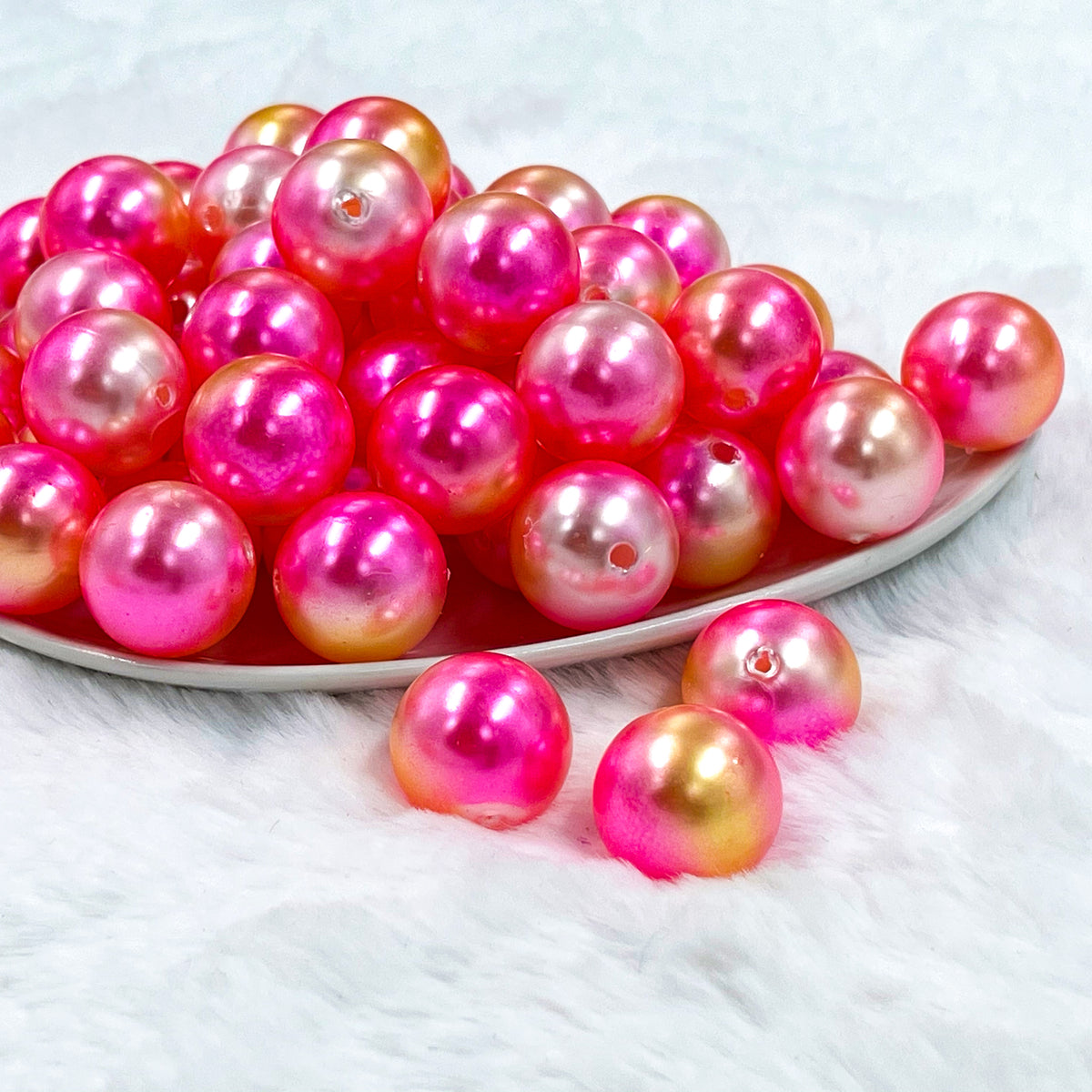 20mm Specialty Design Acrylic Bubblegum Beads