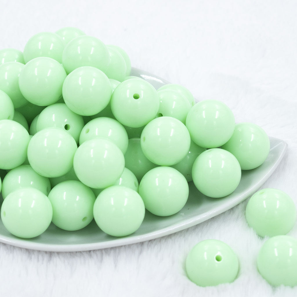 20mm Solid Bubblegum Beads