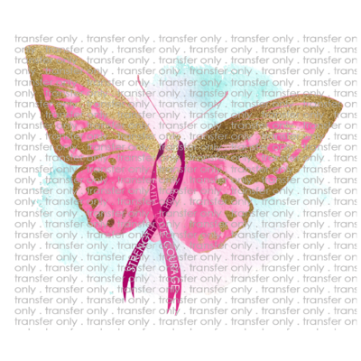 AWR 14 Breast Cancer Awareness Butterfly