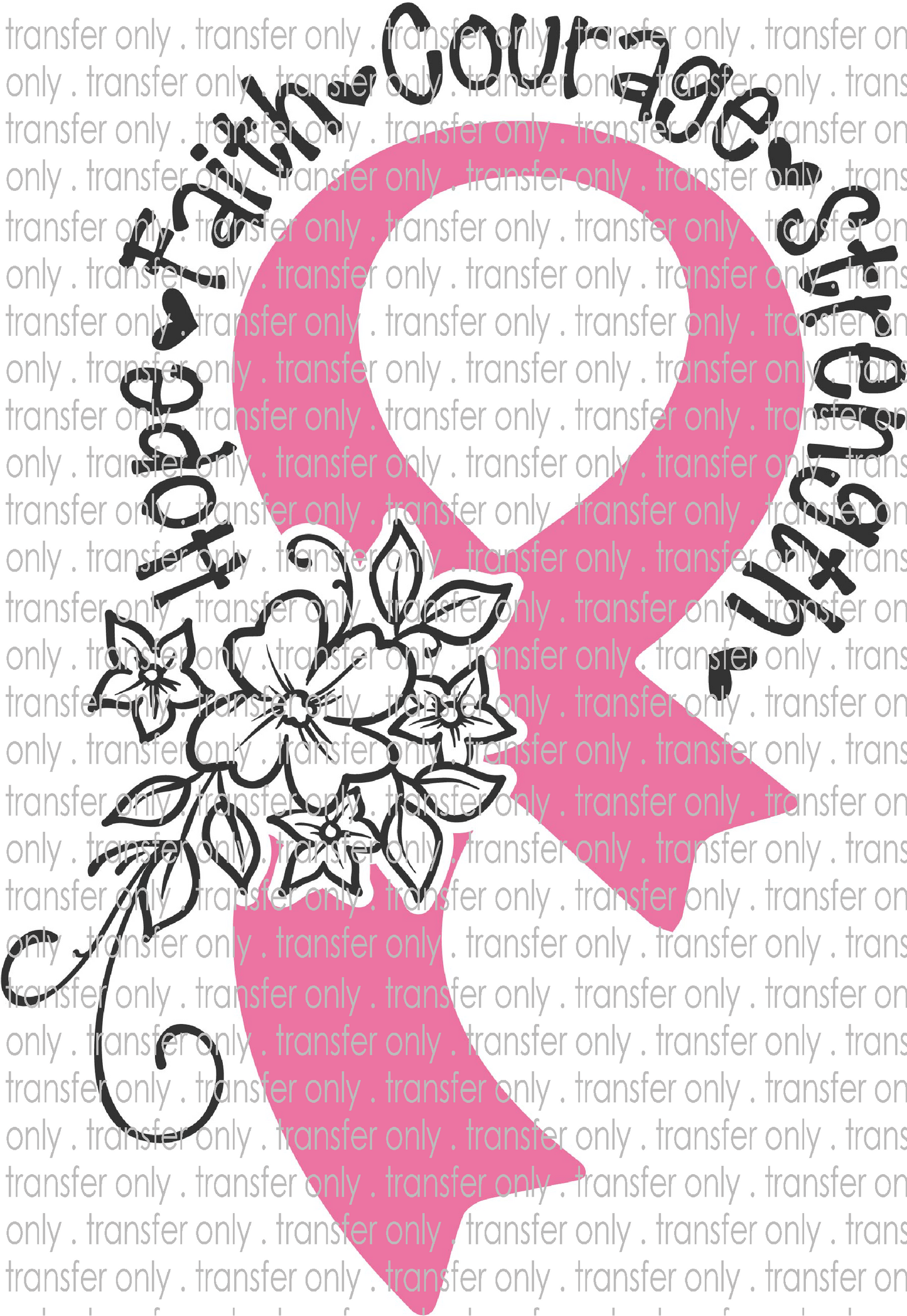 AWR 164 Hope Faith Pink Ribbon