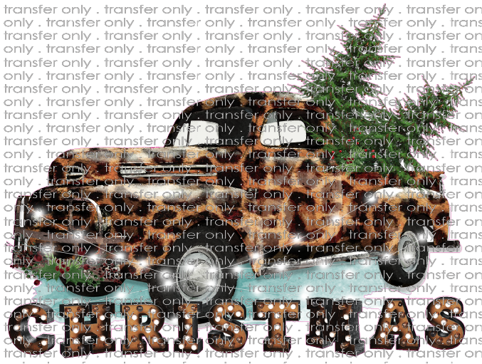 CHR 198 Marquee Christmas Leopard Truck