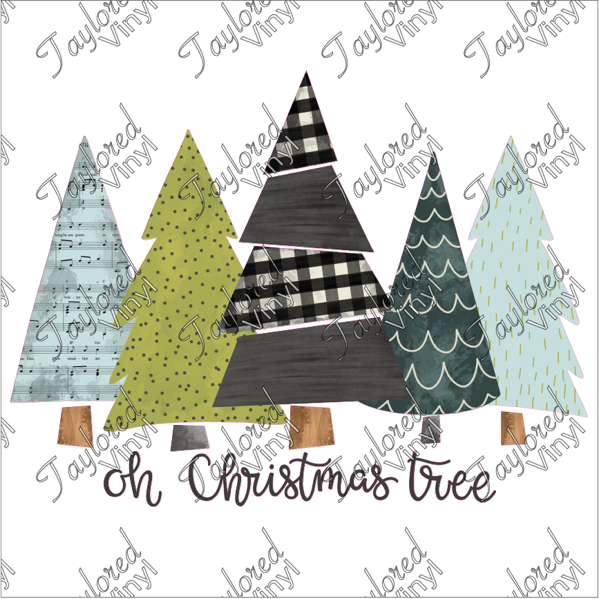 CHR 504 Oh Christmas Tree Pattern