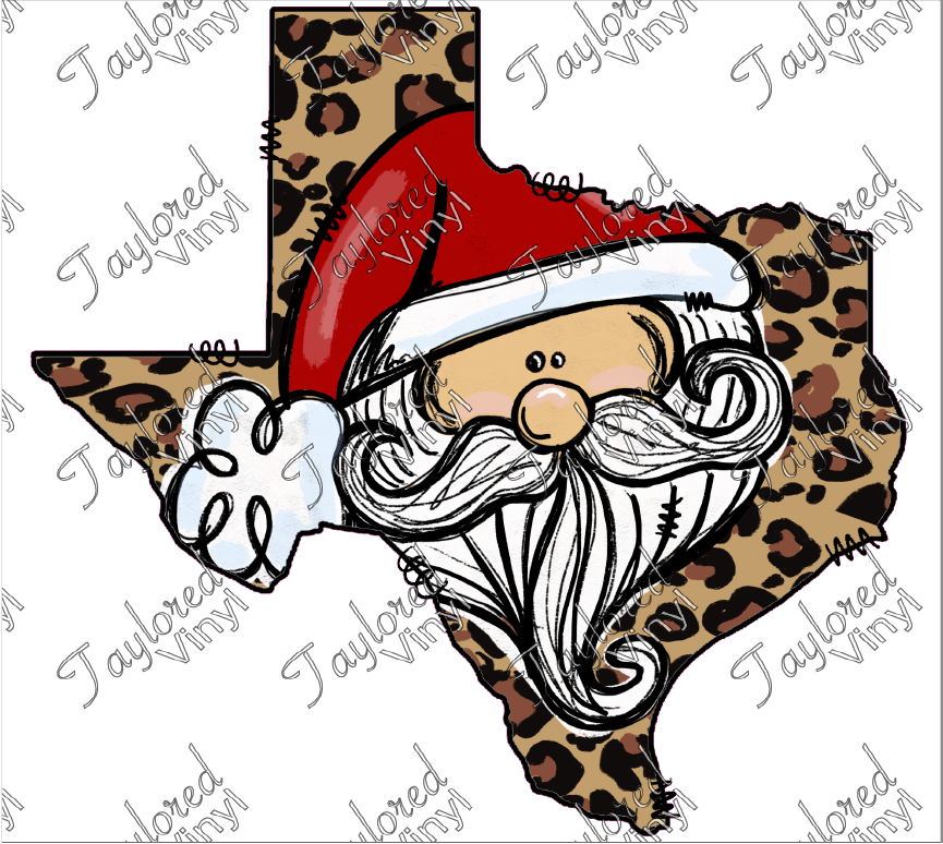 CHR 528 Leopard Texas Santa Face