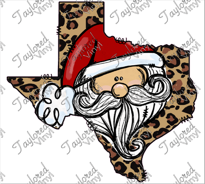 CHR 528 Leopard Texas Santa Face