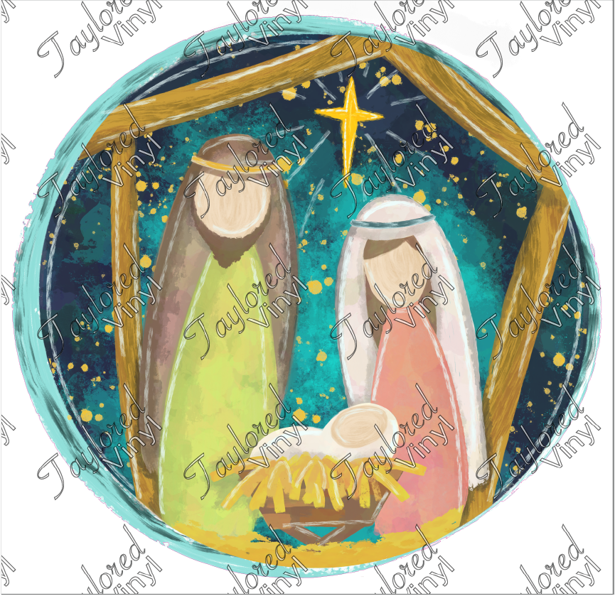 CHR 529 Nativity Circle