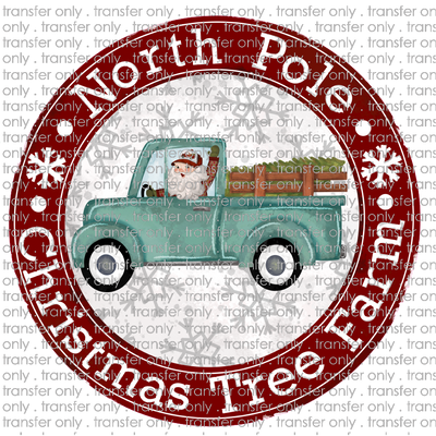 CHR 568 Santa Tree Farm Truck