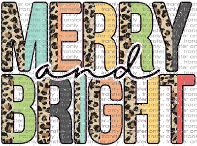 CHR 639 Merry and Bright with leopard