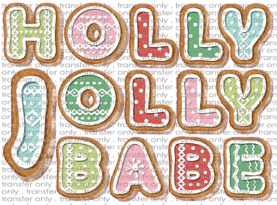 CHR 687 Holly Jolly Babe Cookies