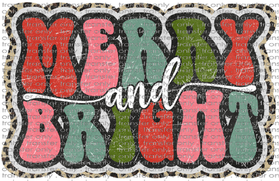 CHR 718 RETRO Merry and Bright