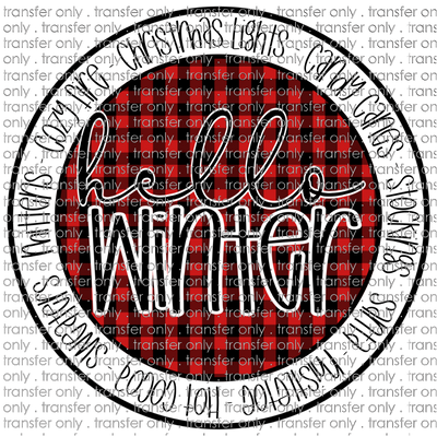 CHR 744 Hello Winter Plaid