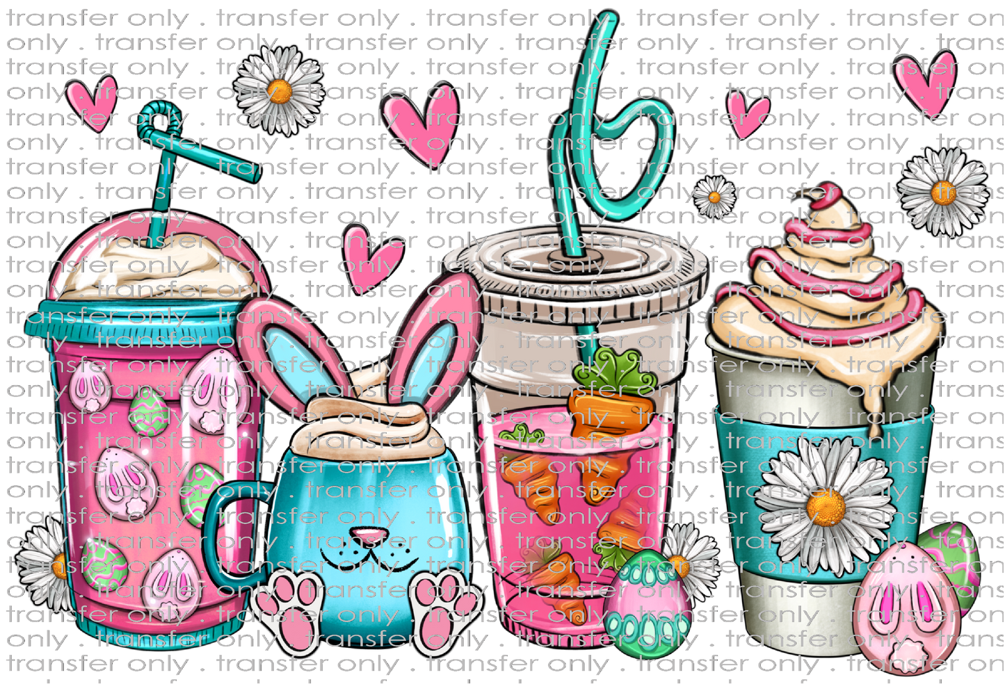 EST 151 Easter Bunny Coffee Cups