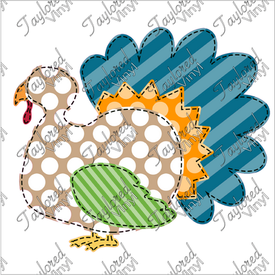 FALL 174 Fall Blue Stripe Turkey