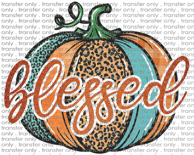 FALL 424 Blessed Pumpkin Teal