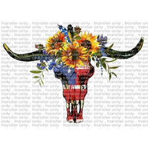 FARM 5 Bull Skull Sunflower