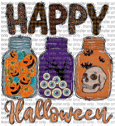 HALLO 136 Happy Halloween Jars