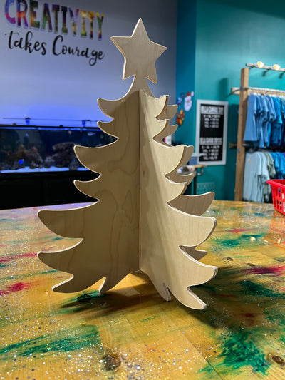 PC40 - 3D Tree - 1/4" Plywood Cutout