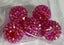 20mm Sparkle Rhinestone AB Bubblegum Beads