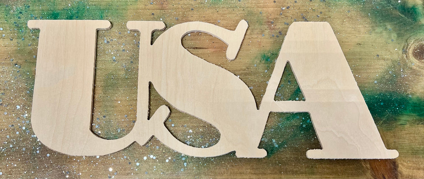 PC37 - USA - 1/4" Plywood Cutout