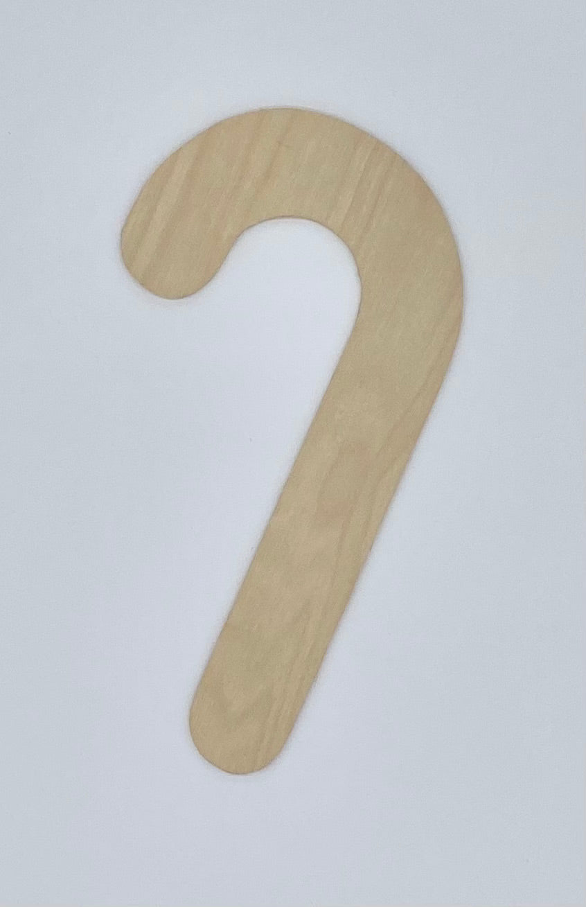 PC12 - Candy Cane - 1/4" Plywood Cutout